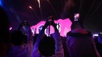 Justin Bieber tampil untuk menandai gelaran perdana F1 Arab Saudi 2021 di Jeddah Corniche Circuit.  
