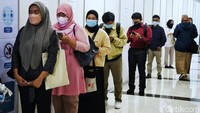 Job fair ditujukan bagi para pekerja dan lulusan kuliah yang belum mendapatkan pekerjaan.