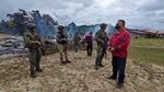 Penampakan SMA di Oksibil Papua Hangus Dibakar KKB