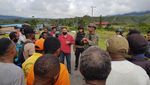Penampakan SMA di Oksibil Papua Hangus Dibakar KKB