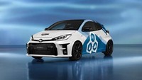 Bahan bakar hidrogen, tangki bahan bakar dan proses pengisian bahan bakar kendaraan eksperimental ini sama seperti yang ditemukan di Toyota Mirai, kendaraan listrik sel bahan bakar andalan Toyota yang sudah dijual massal. Namun, ada bedanya antara sistem pada Mirai dan GR Yaris. Foto: Dok. Toyota Eropa