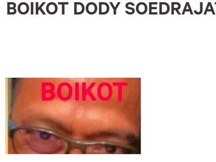 muncul petisi boikot Doddy Sudrajat