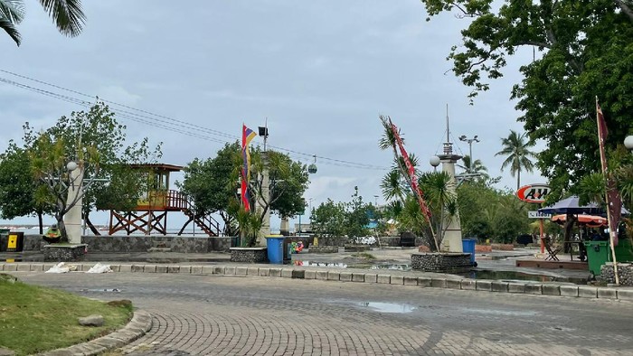Kawasan Ancol paska ROB Selasa pagi (7/12/2021).