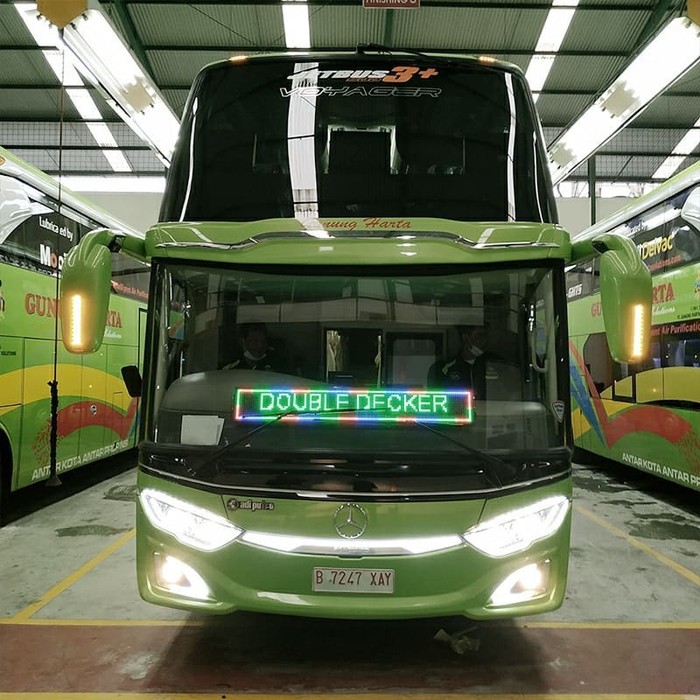 Bus double decker PO Gunung Harta Bus double decker PO Gunung Harta