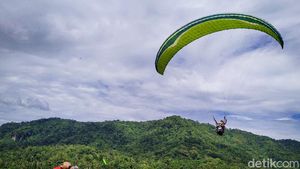 Serunya Main Paralayang di Kulon Progo, Bisa Lihat Gunung dan Pantai