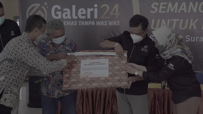 Galeri 24 Beri Alat Kriya Logam untuk Siswa SMK di 7 Wilayah Kota