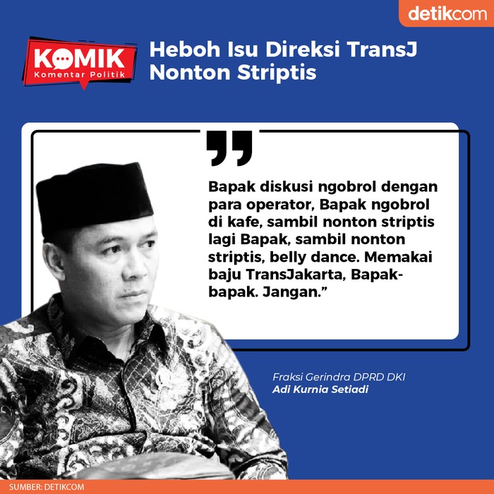 Heboh Isu Direksi TransJ Nonton Striptis (Tim Infografis detikcom) Heboh Isu Direksi TransJ Nonton Striptis (Tim Infografis detikcom)
