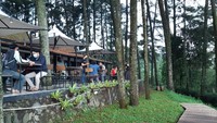 Hal pertama yang bikin Kafe Pasir Angin di Bogor ramai yaitu lokasinya menyajikan pesona alam yang menawan. Di sana traveler akan disuguhi hamparan perbukitan dan view perkotaan Bogor yang memanjakan mata.