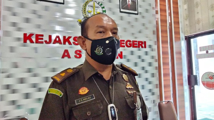 Kasi Intelijen Kejari Asahan Josron Malau. (Perdana Ramadhan / detikcom)