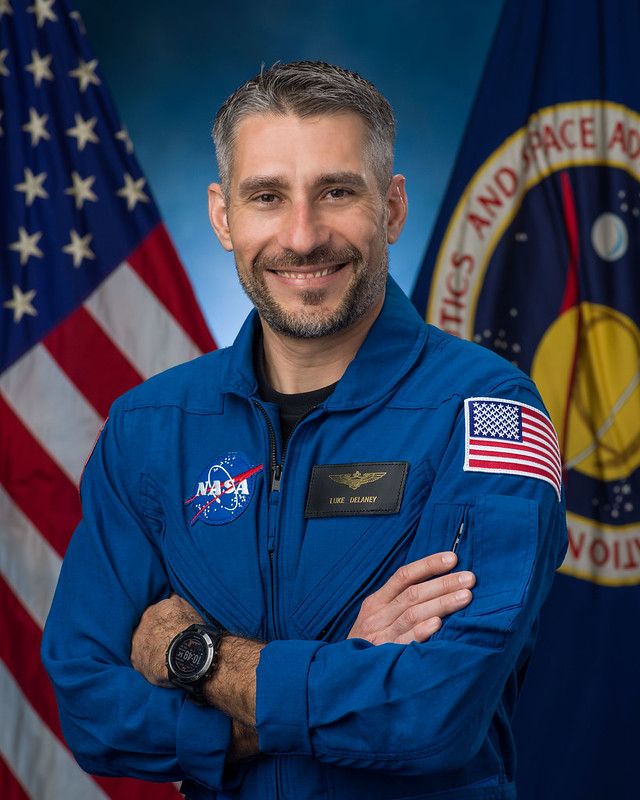 Luke Delaney, calon astronaut NASA.