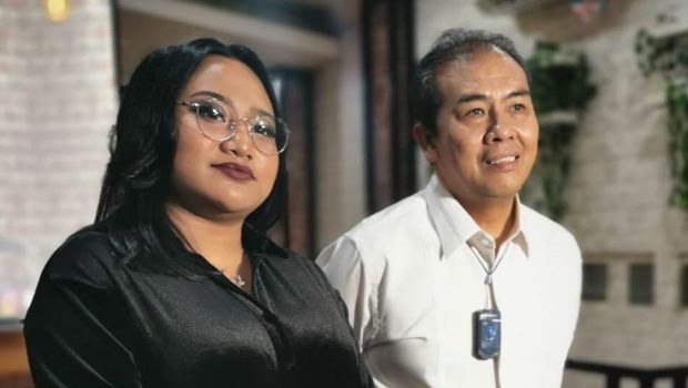 Maria Simorangkir bareng Sukur Nababan