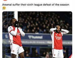 Netizen Tertawakan Arsenal Kembali ke Setting Asal