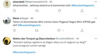 Biasanya pas reuni bahas siapa kerja dimana, atau bahas fisik teman lama. Foto: (Twitter)