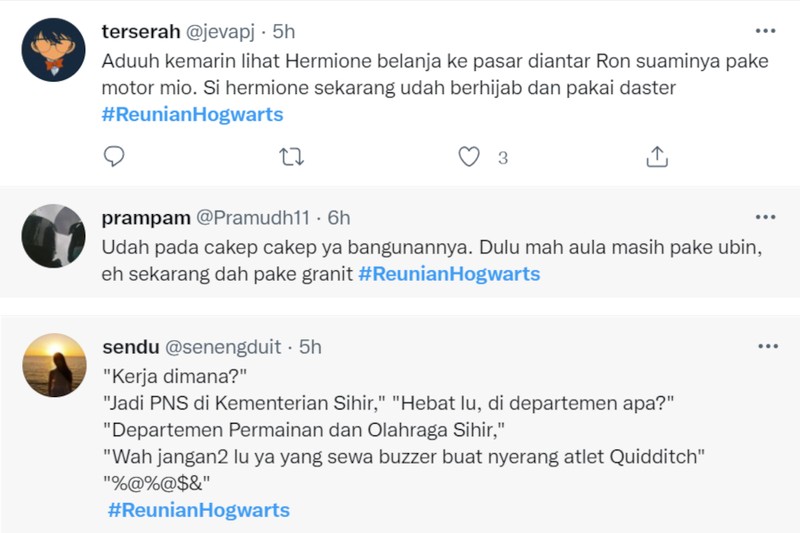 Meme Reuni Harry Potter