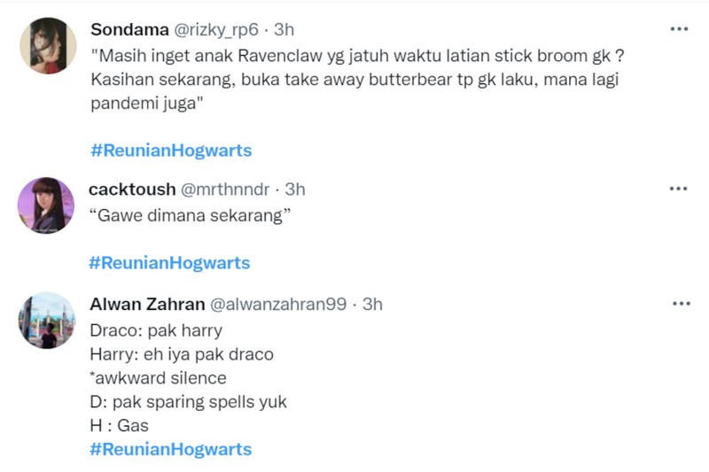 Meme Reuni Harry Potter