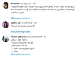 Kocak Abis! Reuni Hogwarts Ala Netizen Indonesia