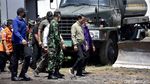 Momen Jokowi Tinjau Lokasi Terdampak Erupsi Gunung Semeru