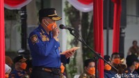 Apel Kesiapsiagaan Bencana Hidrometrologi ini dipimpin langsung oleh Wali Kota Bandung Oded M Danial.
