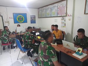 Penampakan Prajurit Raider Diperiksa Buntut Kasus Pukul Polwan di Kalteng