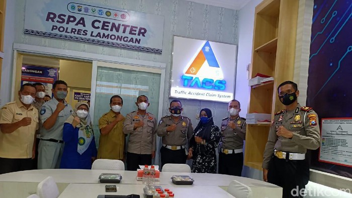 Road Safety Partnership Action (RSPA) Center diresmikan di Polres Lamongan. Seperti apa fungsinya?