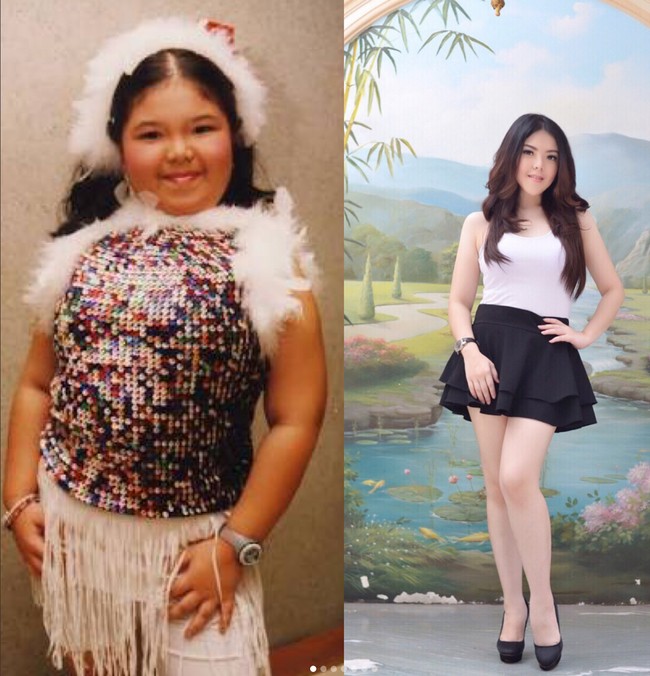 Goyang a la Tina Toon khas dengan gerakan leher memutar dan tubuh meliuk-liuk. Foto: Instagram/@tinatoon101