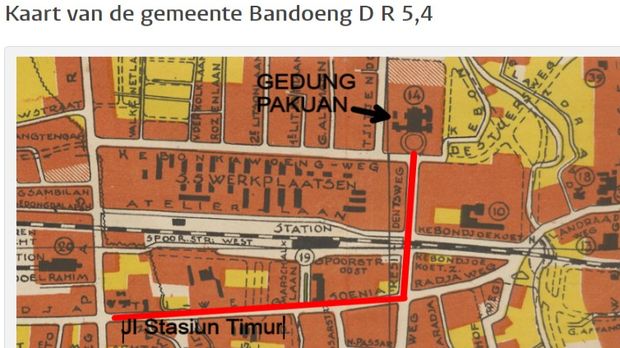 Dua Penggal Jalan Umum Beraspal Pertama di Bandung