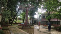 Taman Lampion tepatnya berada di area Taman krida, Wergu Wetan, Kecamatan Kota, Kudus. (Dian Utoro Aji/detikcom)