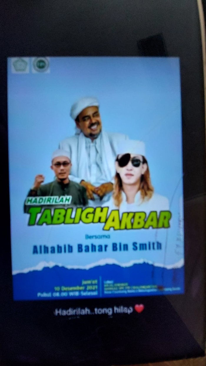 Habib Bahar dikabarkan akan menghadiri tabligh akbar di Bandung Barat