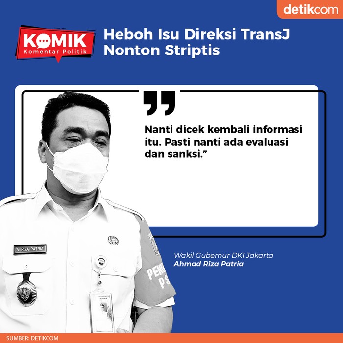 Heboh Isu Direksi TransJ Nonton Striptis (Tim Infografis detikcom)