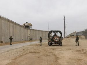 Israel Pamer Tembok Pembatas Canggih di Jalur Gaza