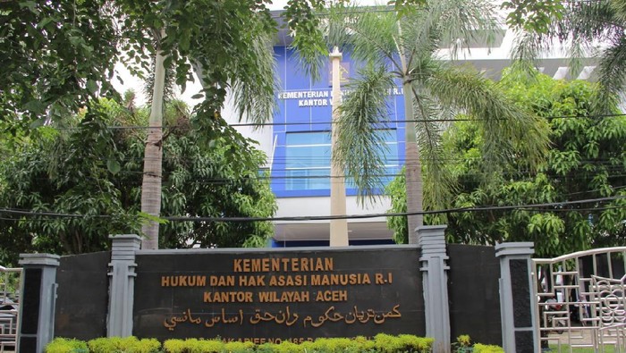 Kantor Wilayah Kemenkum HAM Aceh (dok. Situs Kemenkuham Aceh)