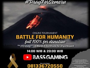 Komunitas Free Fire Lumajang Galang Donasi Buat Korban Erupsi Semeru