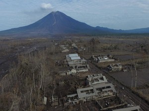 Citra Satelit Ungkap Luas Lahan Pasca Gunung Semeru Erupsi