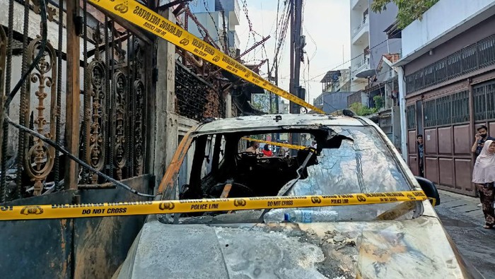 Kondisi terkini kebakaran rumah yang menewaskan 5 orang di Tambora, Jakbar