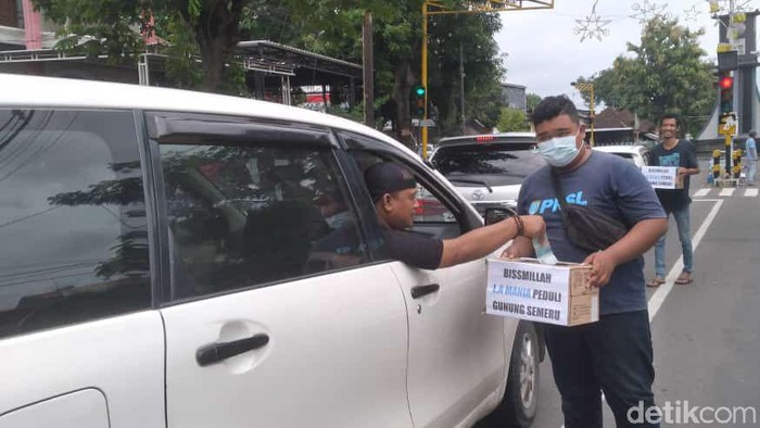 la mania galang dana untuk erupsi semeru