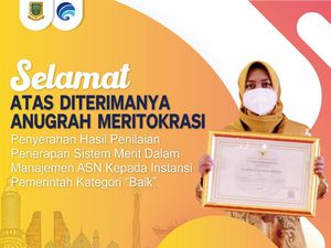 Terapkan Sistem Merit, Pemkot Mojokerto Raih Penghargaan Meritokrasi