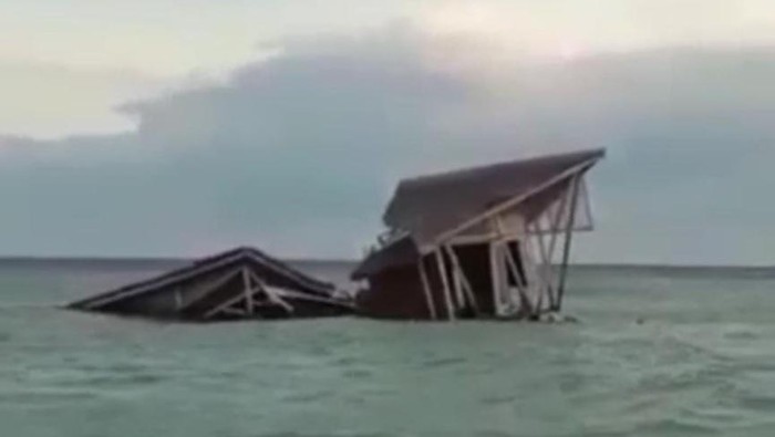 Pulo Cinto diterjang badai