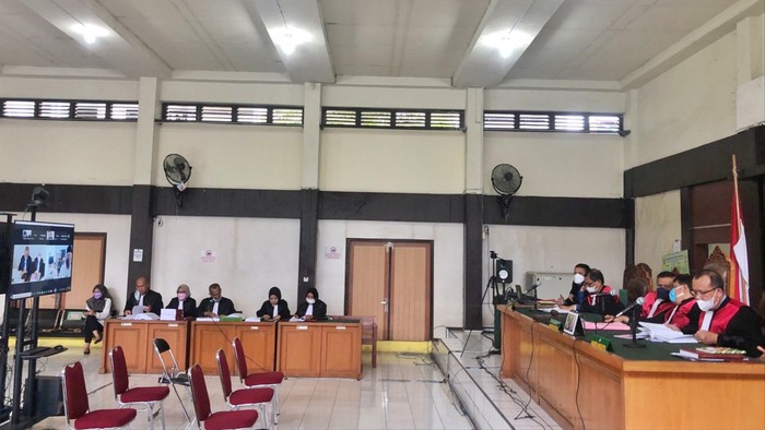 Sidang tuntutan 2 terdakwa kasus korupsi Masjid Sriwijaya (M Syahbana-detikcom)