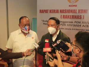 Buka Rakernas KONI, Menpora Singgung Peran Desain Besar Olahraga Nasional