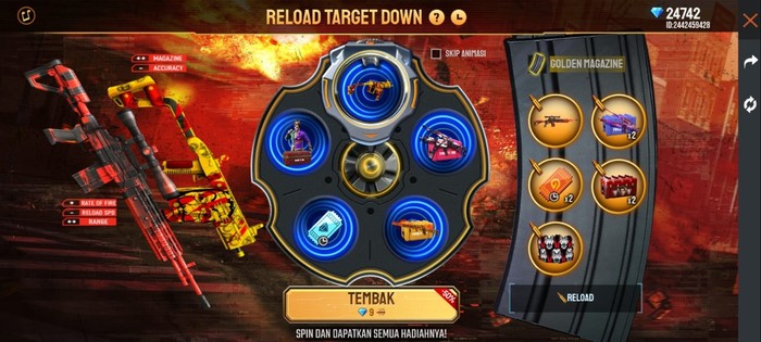 Ada Skin Terbaru Kolaborasi Money Heist dengan Free Fire