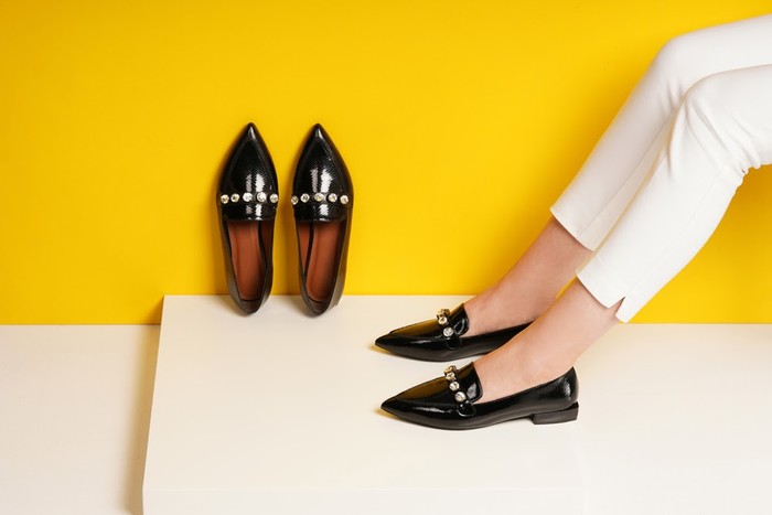 babettes women comfort shoe isolated white background in the studio babettes women comfort shoe isolated white background in the studio