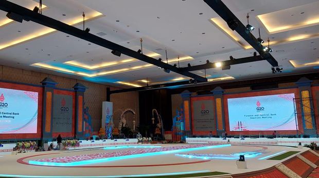 Bali Nusa Dua Convention Center (BNDCC). (CNBC Indonesia/Cantika Adinda Putri)