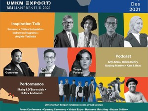 Catat! Jadwal Lengkap Perayaan UMKM RI di BRILIANPRENEUR 2021