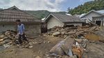 Lombok Barat Porak Poranda Usai Diterjang Banjir dan Longsor