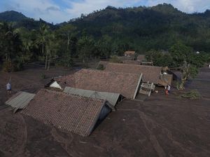 Potret Desa di Lumajang yang Tenggelam Imbas Erupsi Semeru