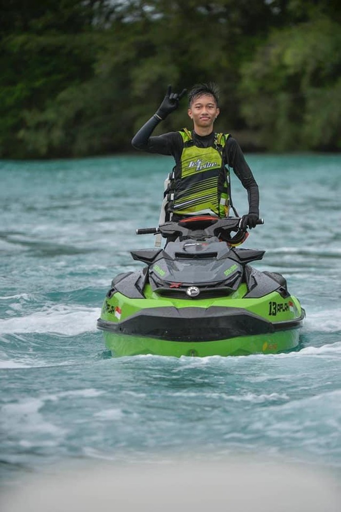 Dokumentasi pribadi Fata Aflah saat berada di kawasan Kepulauan Seribu.