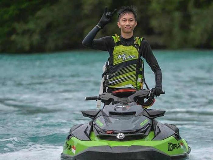 Dokumentasi pribadi Fata Aflah saat berada di kawasan Kepulauan Seribu.