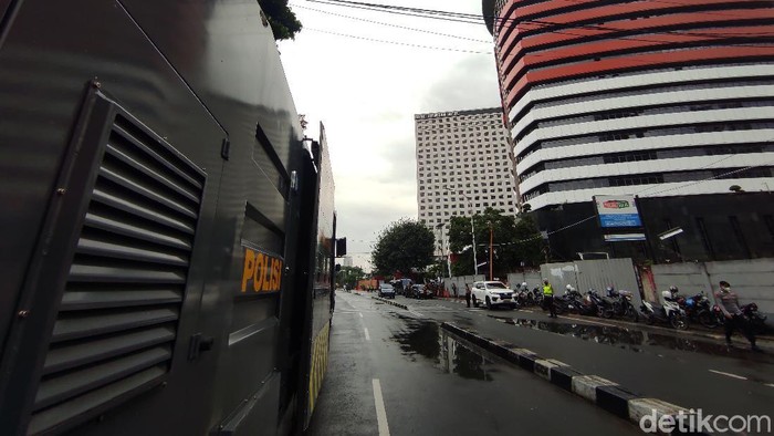 Gedung KPK dikawal ketat (Azhar Bagas Ramadhan/detikcom)