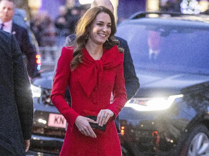 Kate Middleton dan Pangeran William di Konser Natal 2022 Together at Christmas LONDON, ENGLAND - DECEMBER 08: Prince William, Duke of Cambridge and Catherine, Duchess of Cambridge attend the