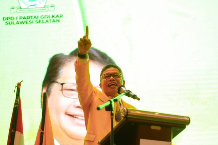 Ketua DPD I Partai Golkar Sulsel Taufan Pawe